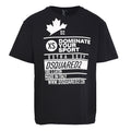 Dsquared2 D2 Maple Leaf Graphic Short-Sleeve T-Shirt in Black