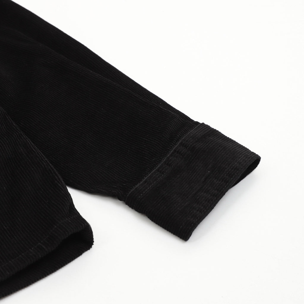 Stone Island Women's & Men's Black Corduroy Button-Up Shirt