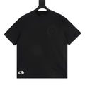 Chrome Hearts Men's Black Embossed Horseshoe Logo T-Shirt