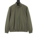 Loro Piana Women's Men's Brown Stand-Collar Zip-Up Bomber Jacket