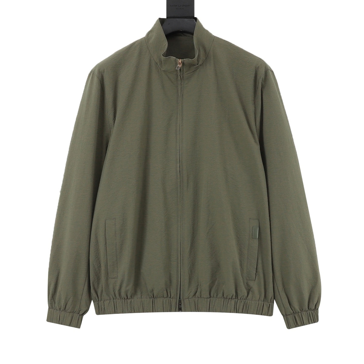 Loro Piana Women's Men's Brown Stand-Collar Zip-Up Bomber Jacket