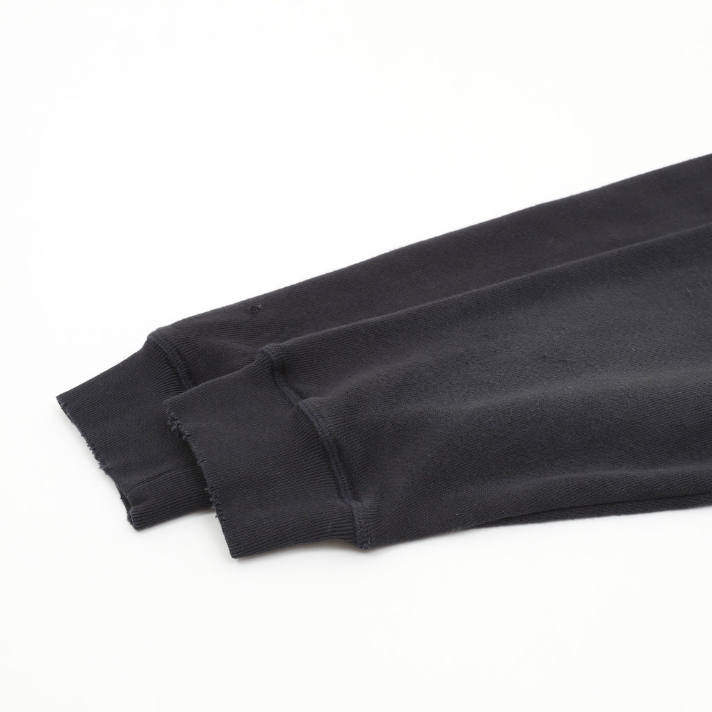 Acne Studios Women's Men's Black Logo Henley Sweatshirt