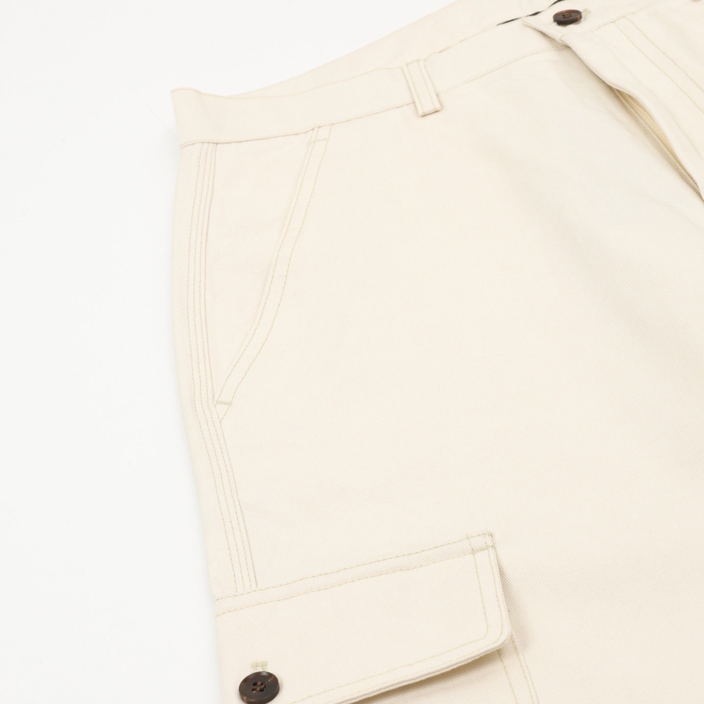 Loro Piana Dustin Cargo Trousers — Relaxed Pleated Chino