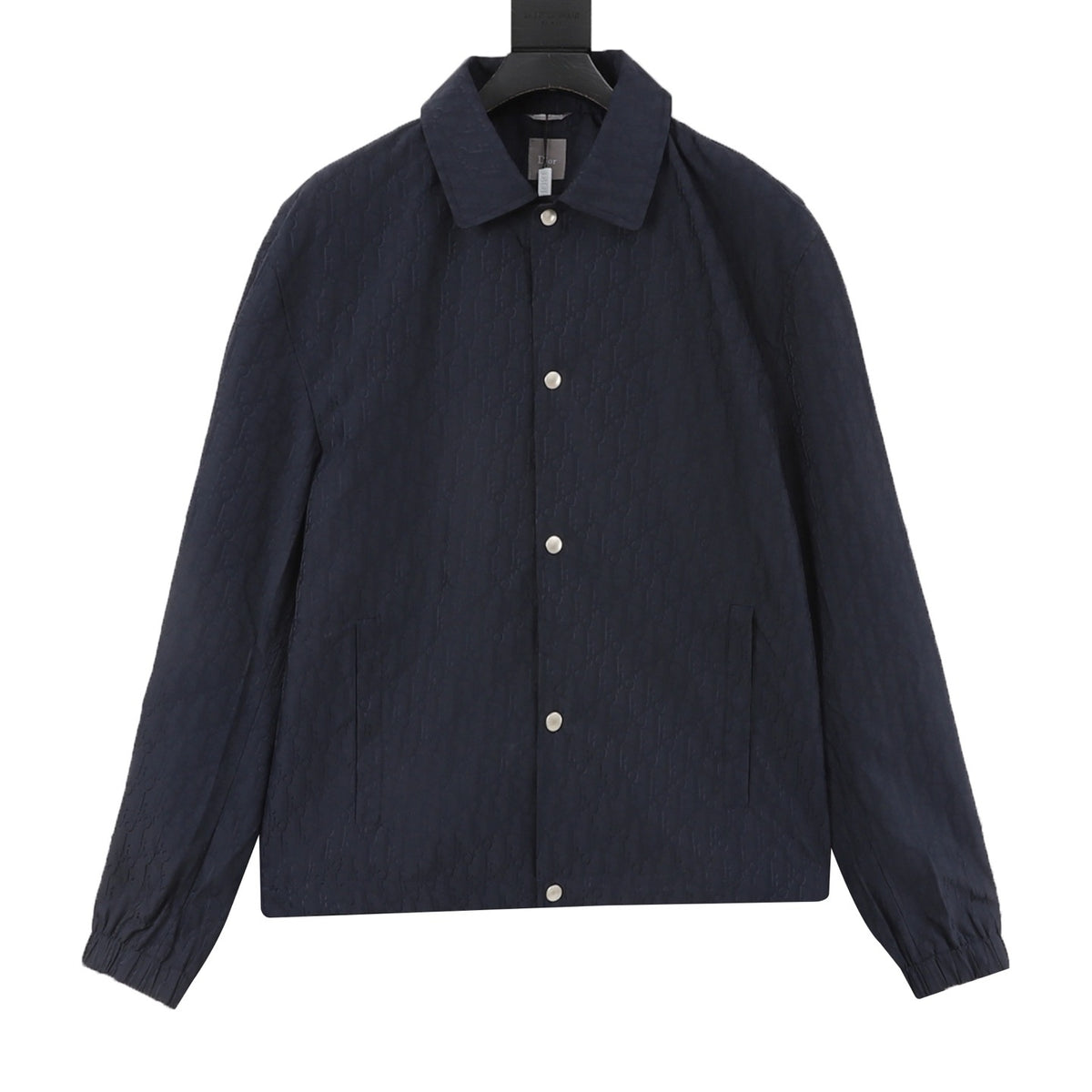Dior Women's Men's Navy Oblique Jacquard Coach Jacket