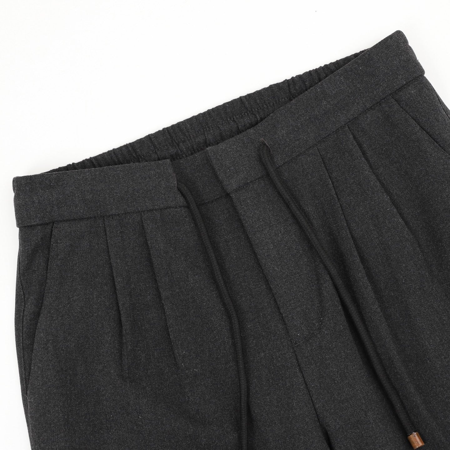 Brunello Cucinelli Drawstring Wool Sweatpants