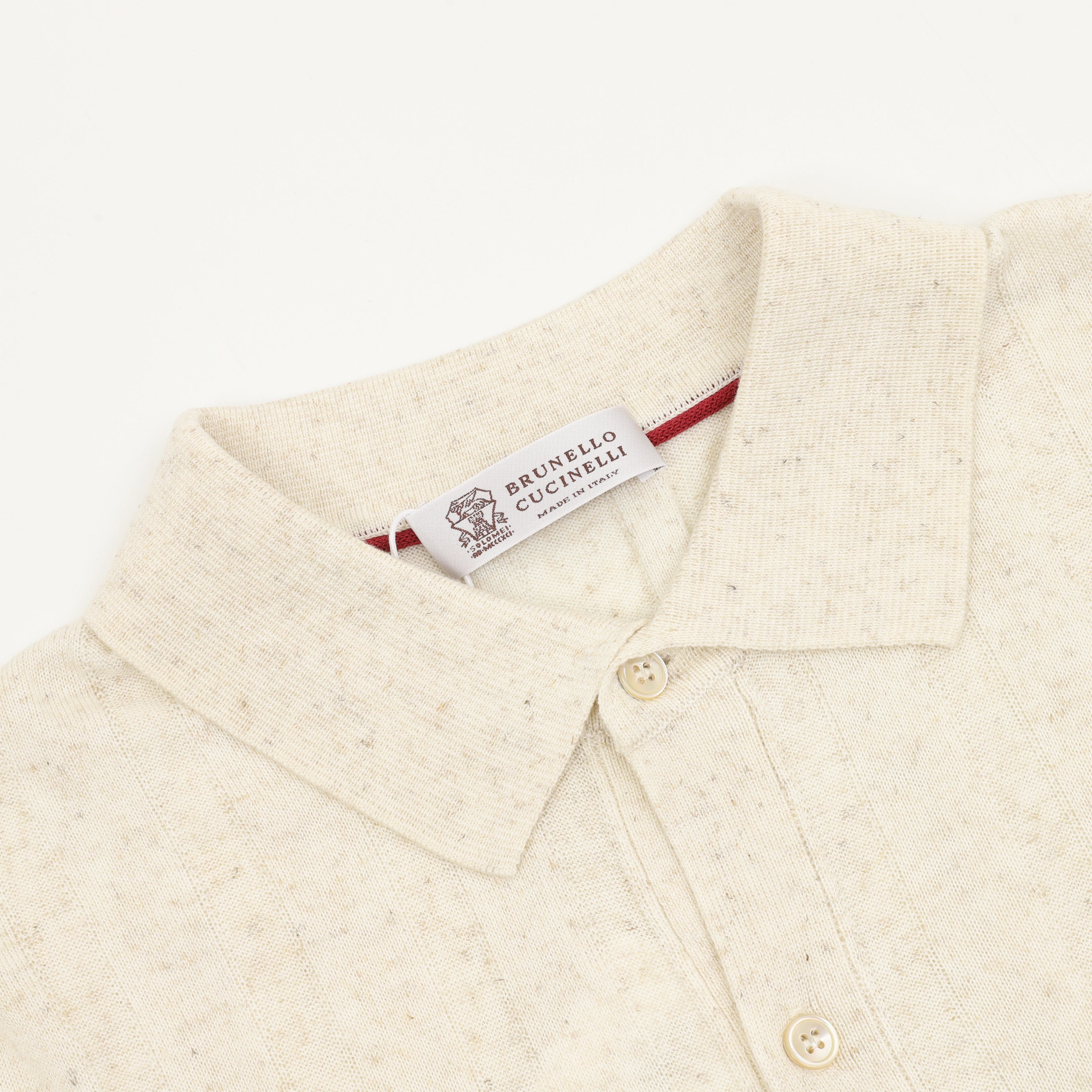 Brunello Cucinelli Two-Tone Vertical Stripe Rib Knit Short-Sleeve Cardigan