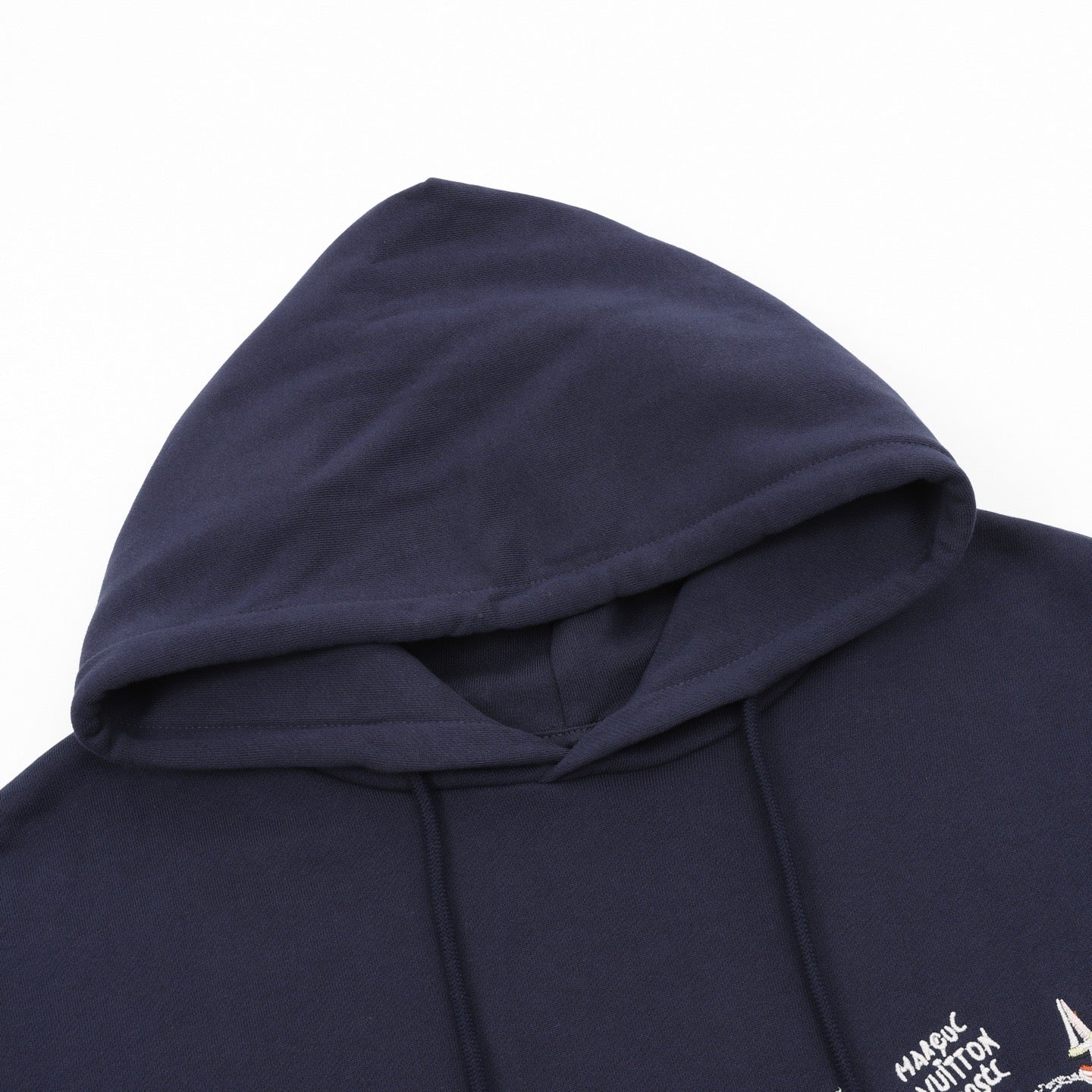 Louis Vuitton Sailboat Embroidery Hoodie — Navy, Nautical Graphic