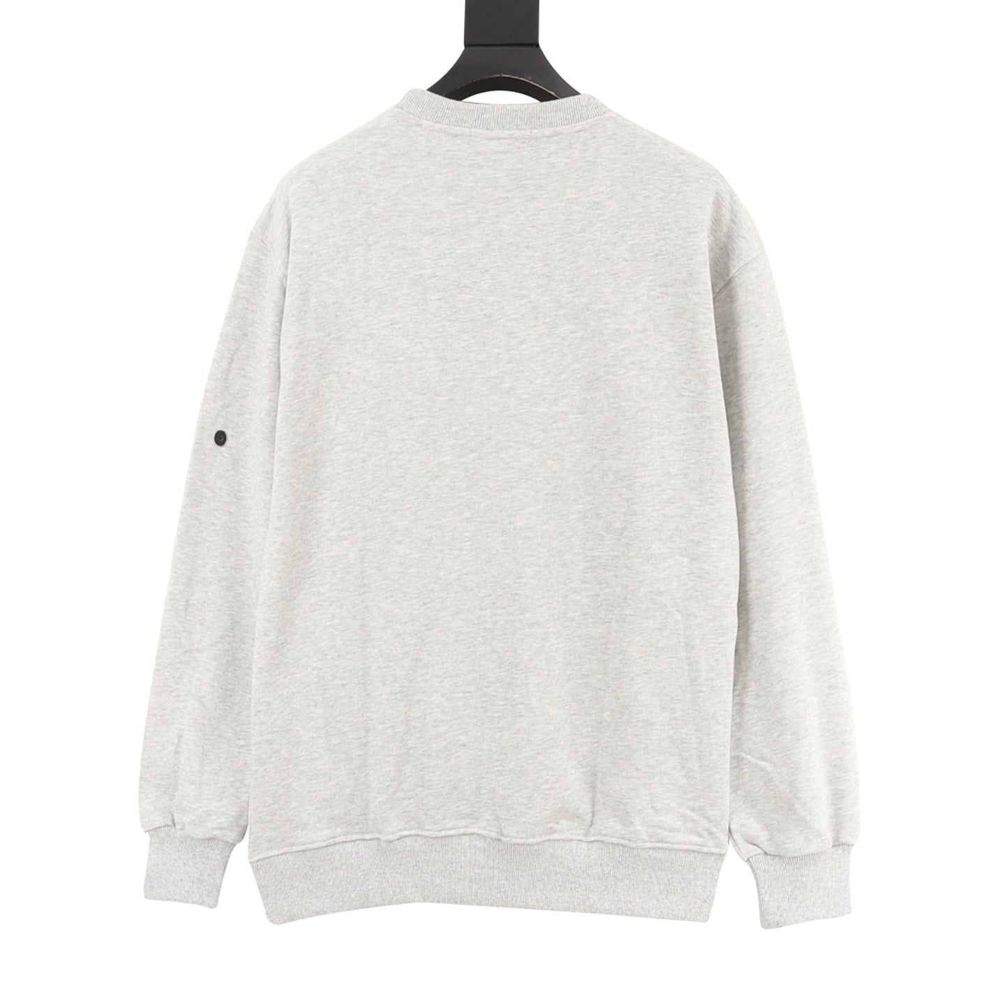 Stone Island Sleeve Badge Crewneck Sweatshirt | White Minimalist Luxury Streetwear