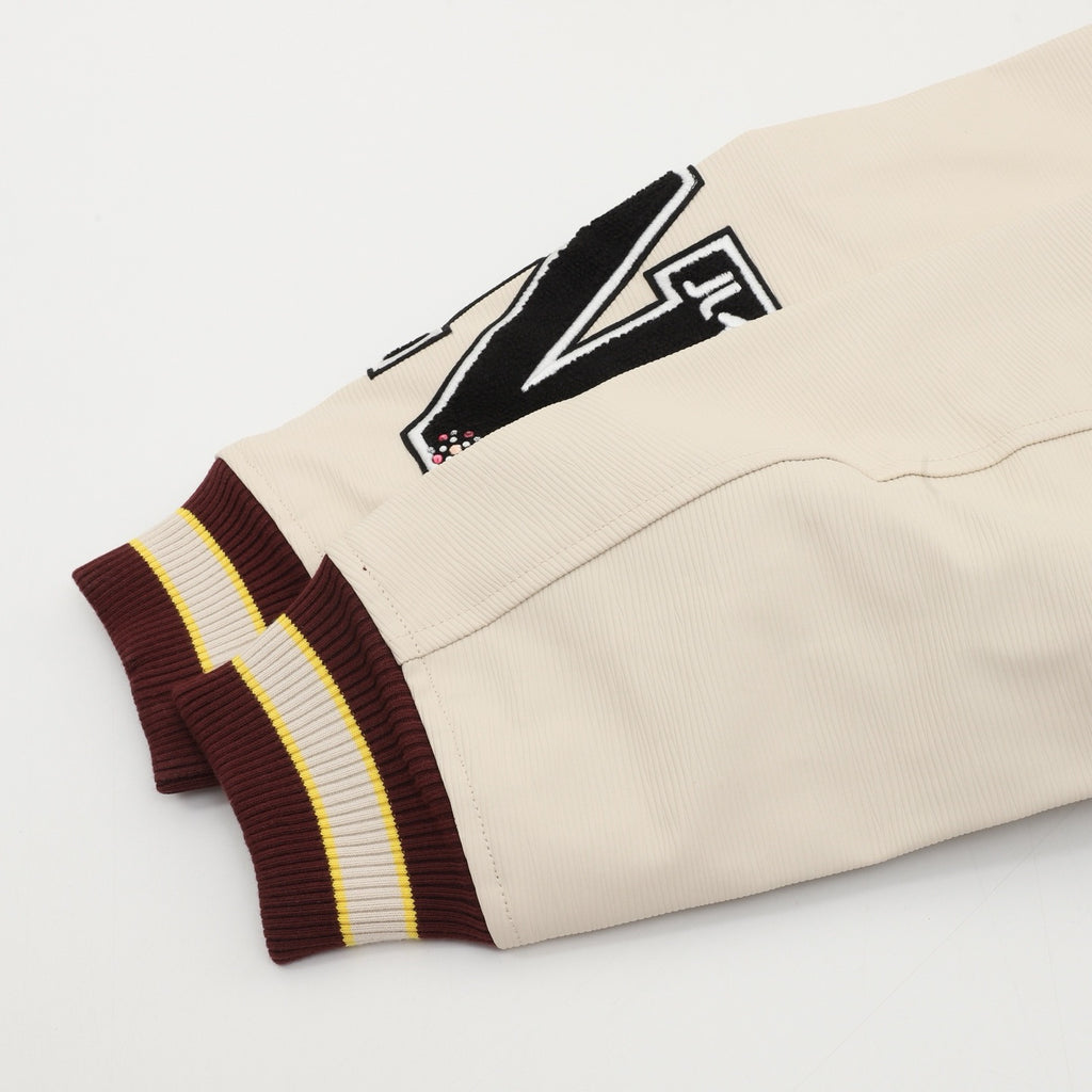 Louis Vuitton Women's / Men's Letterman Varsity Jacket in Burgundy