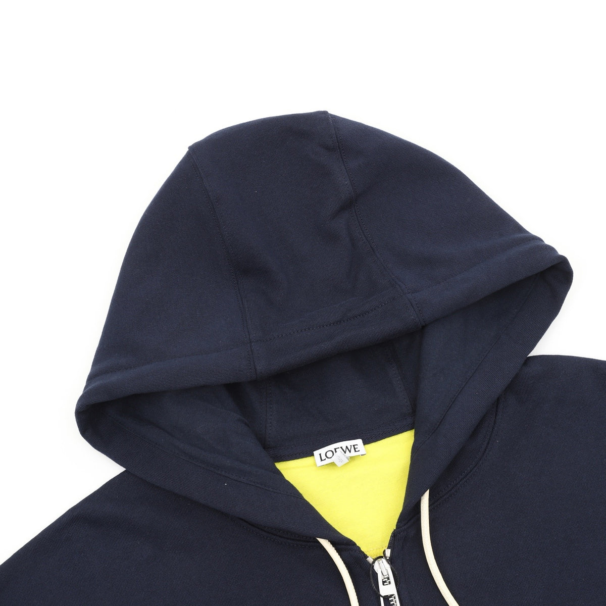 Loewe Women's Men's Navy Zip-Up Hoodie