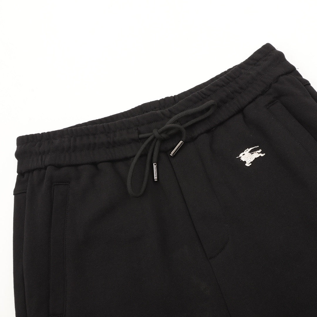 Moncler Women's Men's Black Drawstring Cuffed Sweatpants Joggers