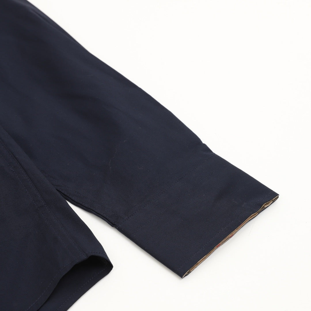 Burberry TB Monogram Tonal Embroidered Long-Sleeve Shirt
