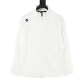Descente Women's Men's White Stand-Collar Full-Zip Jacket
