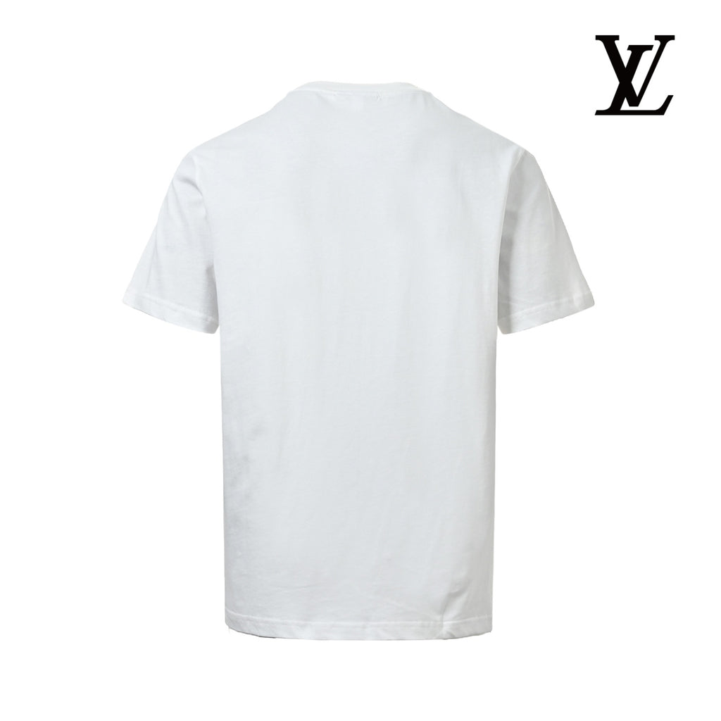 Lacoste Men's White Logo Patch T-Shirt