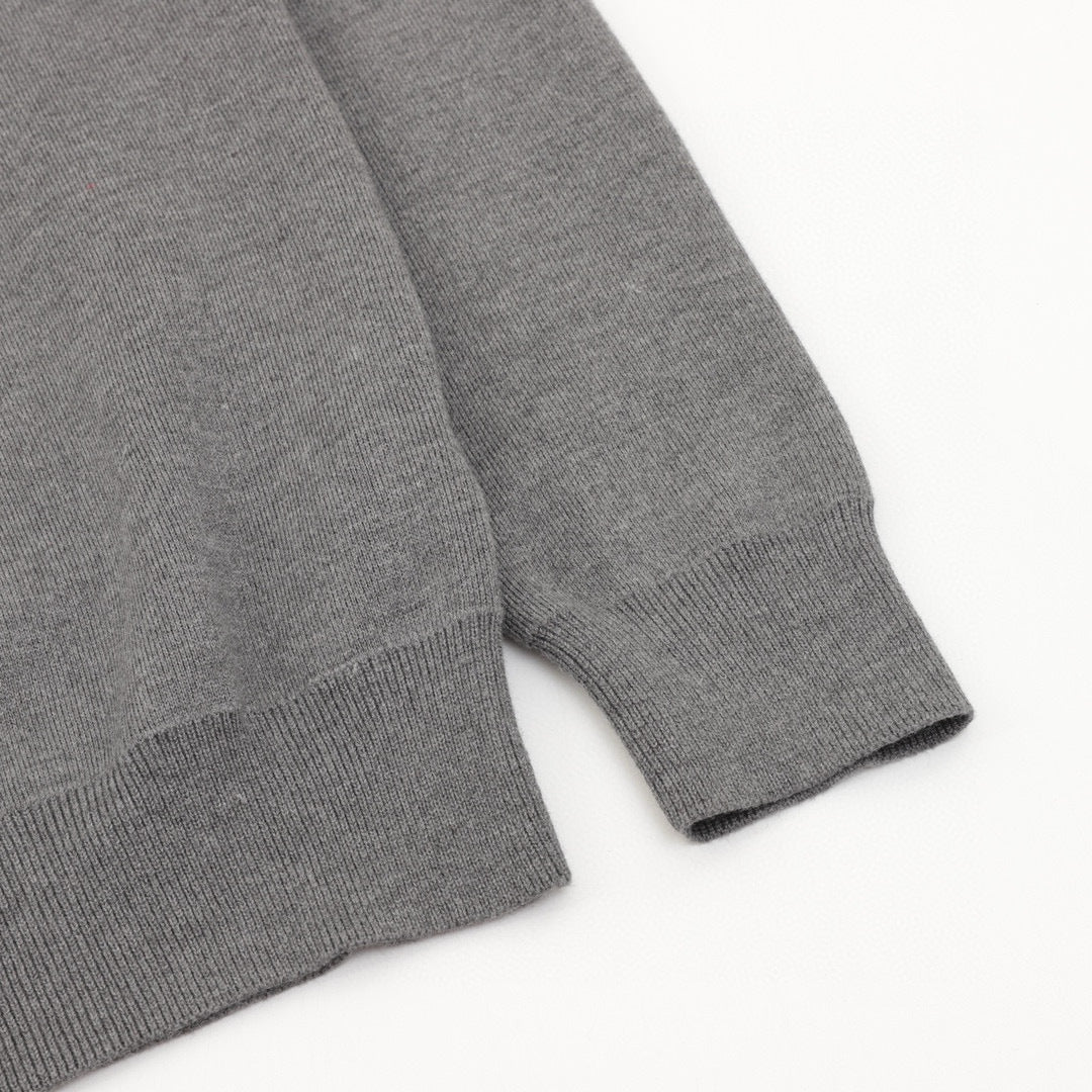 Loewe Anagram Zip-Up Hooded Knit Cardigan
