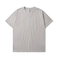 Loewe Anagram Embroidered Short-Sleeve T-Shirt in Light Grey