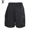 Louis Vuitton Men's Black Nylon Cargo Shorts