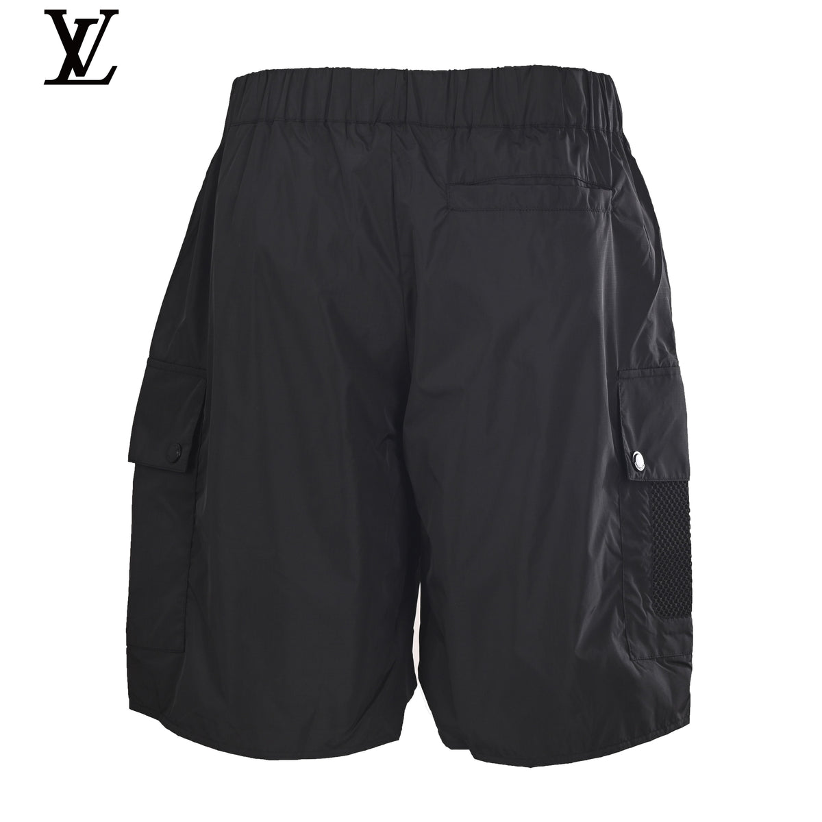 Louis Vuitton Men's Black Nylon Cargo Shorts