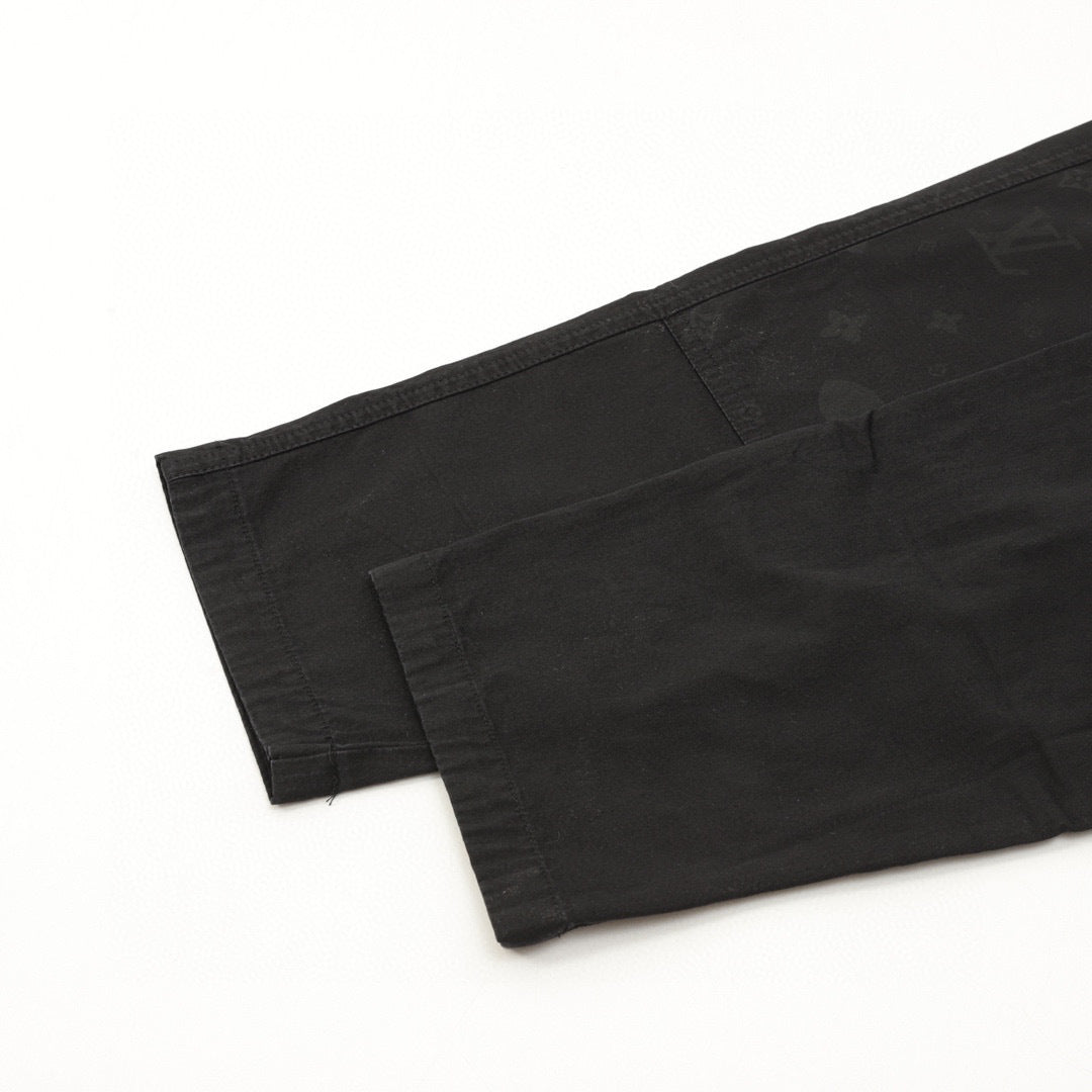 Louis Vuitton LV Monogram Jacquard Carpenter Straight-Leg Trousers