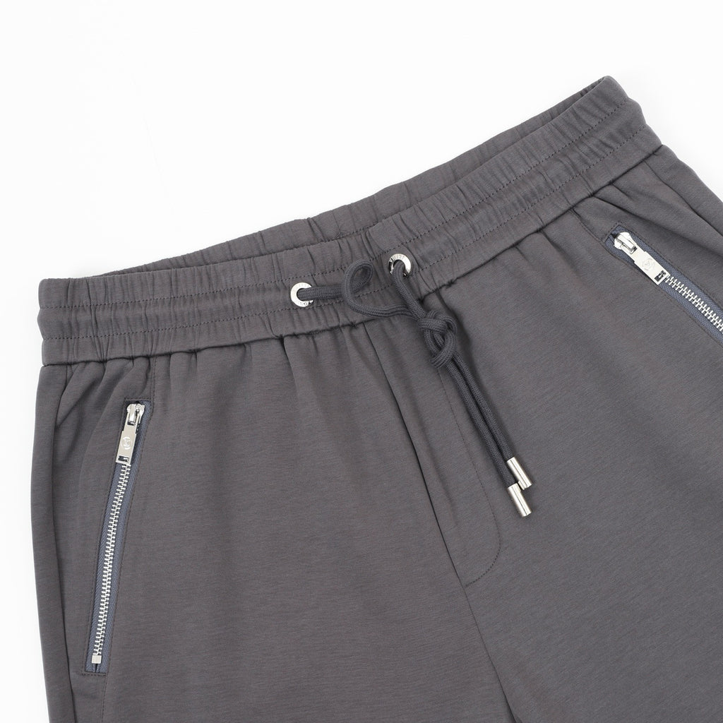 Louis Vuitton SS25 Heraldic Crest Embroidered Zip-Pocket Jogger Pants
