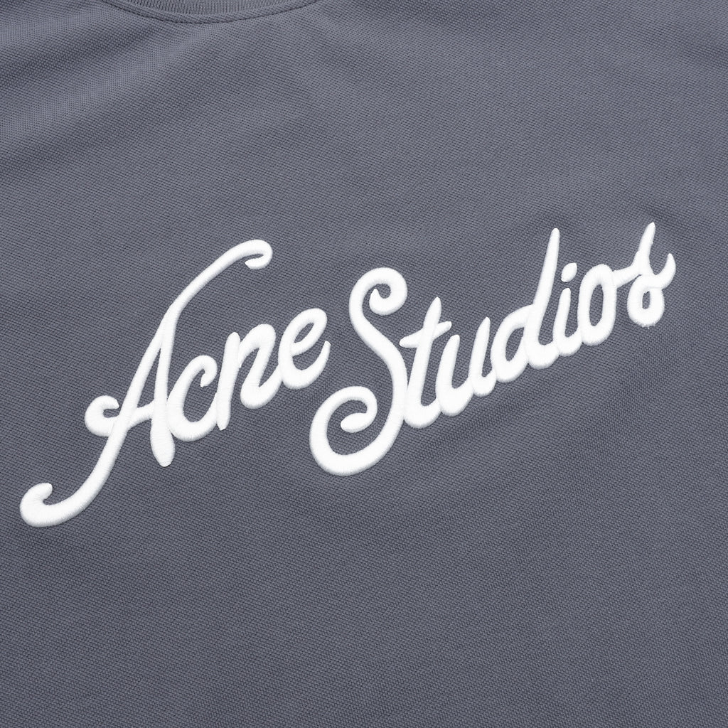 Acne Studios Logo Embroidered Long-Sleeve T-Shirt