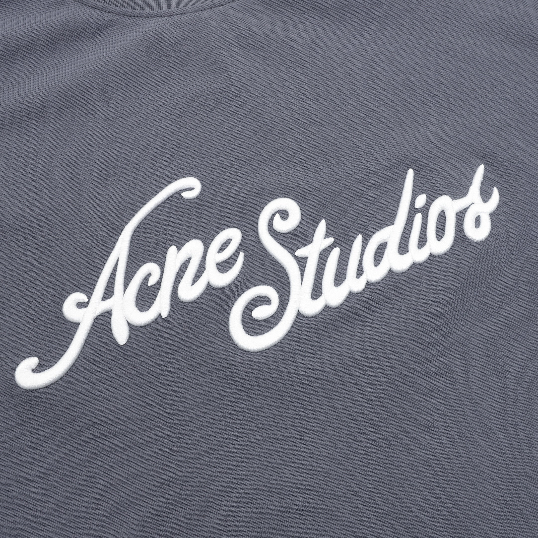 Acne Studios Logo Embroidered Long-Sleeve T-Shirt