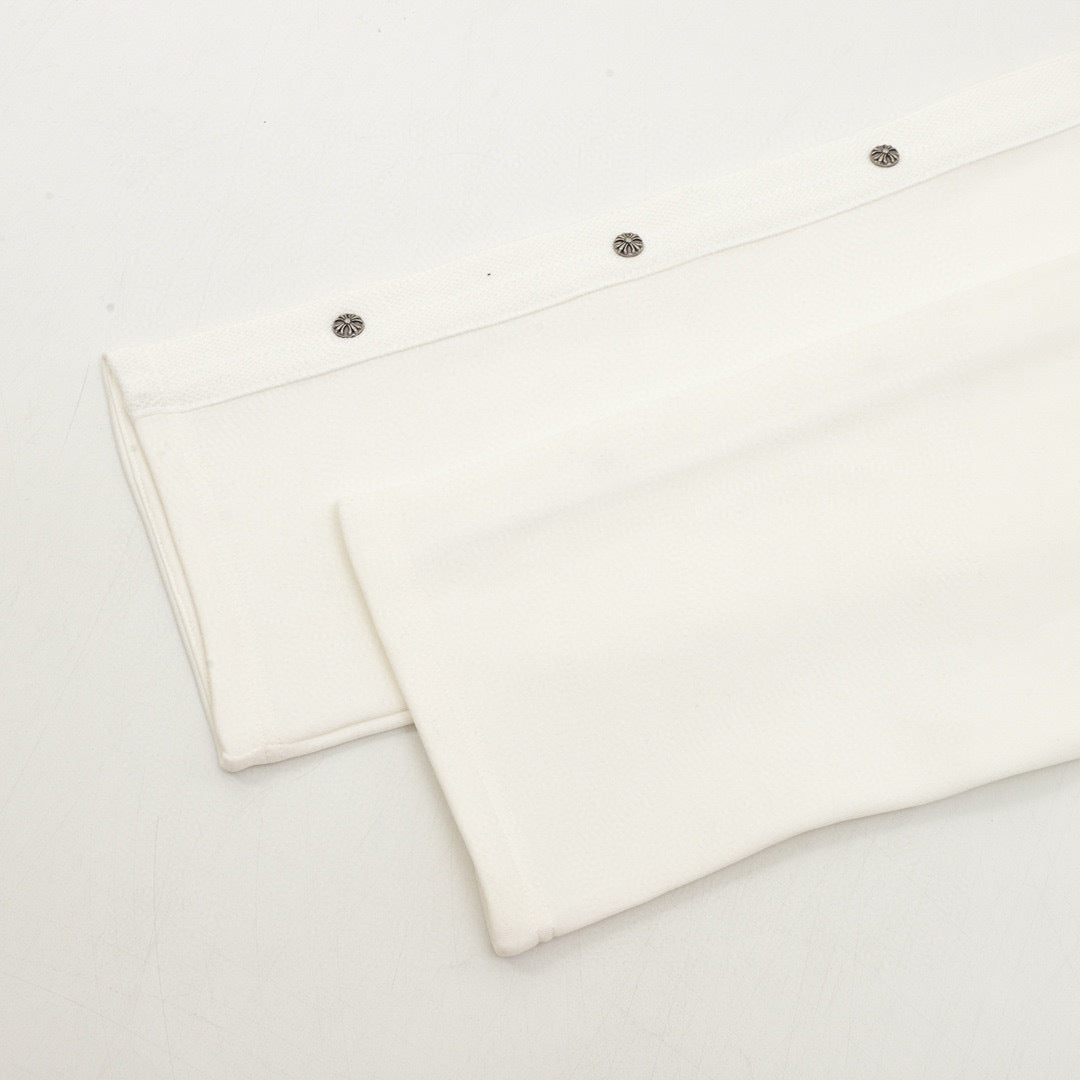 CH Cross Appliqué Embroidered Trousers