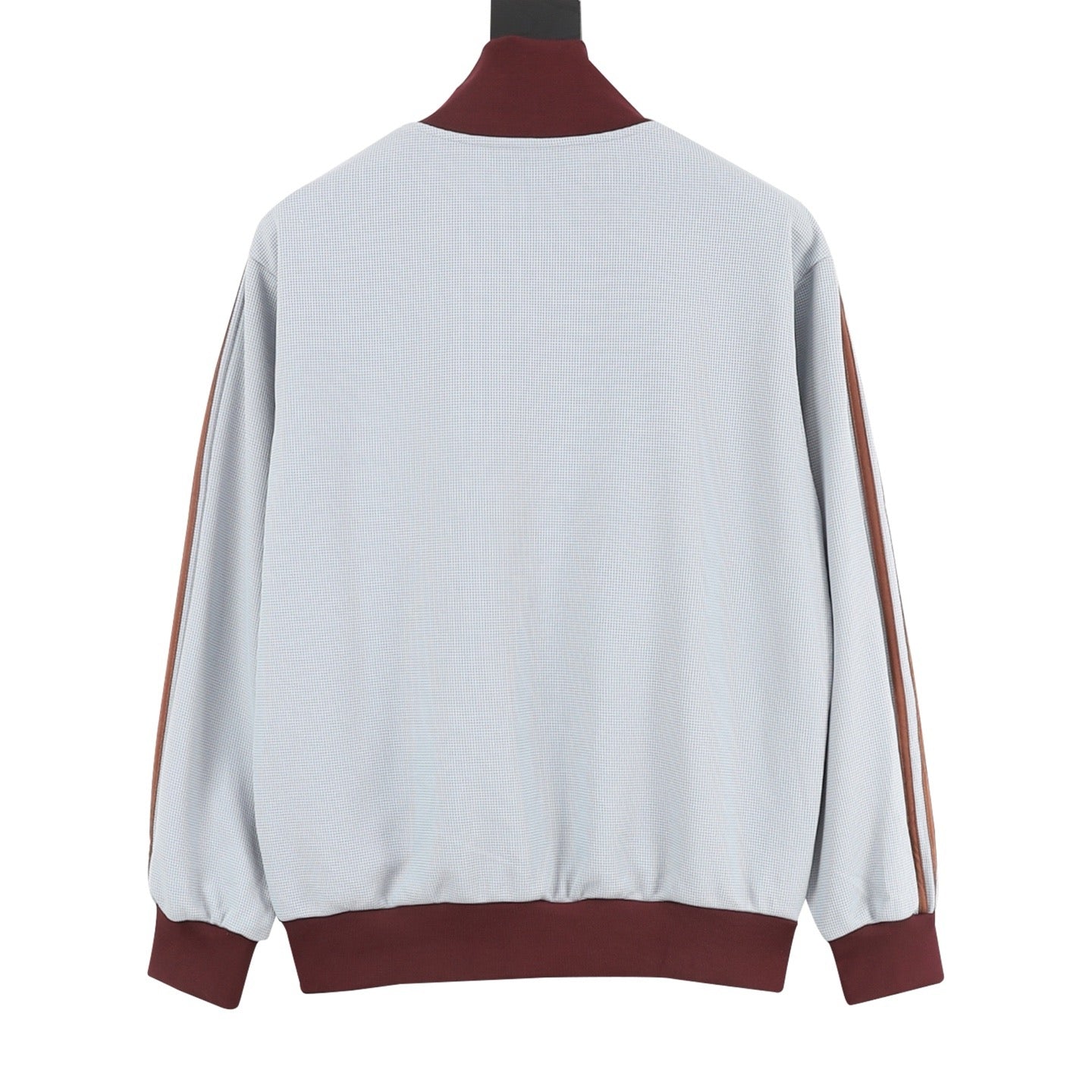 Adidas Originals American Retro Trefoil Track Jacket | Cream Burgundy Stripe Navy Trim