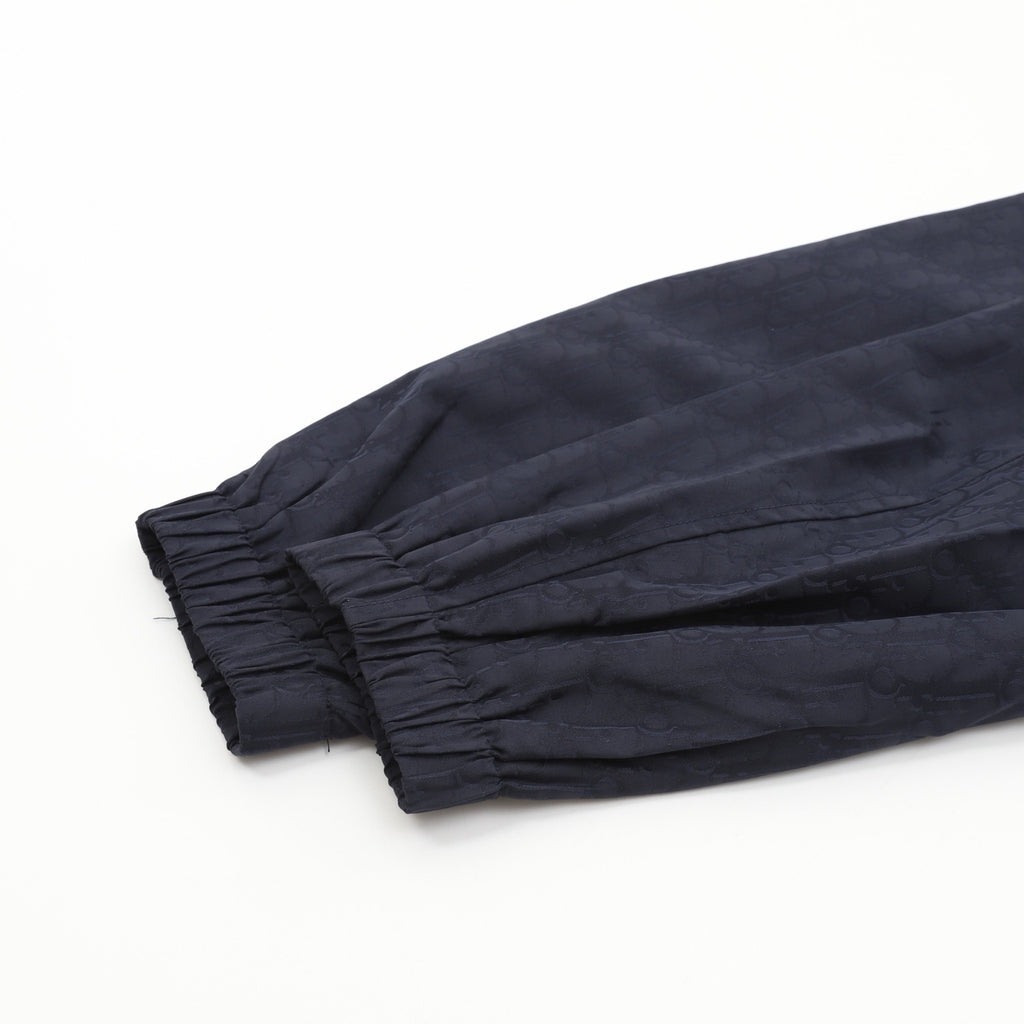 Dior Women's Men's Navy Oblique Jacquard Coach Jacket