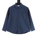 AMI Paris Ami de Cœur Chest Pocket Shirt — Navy Blue | 2026