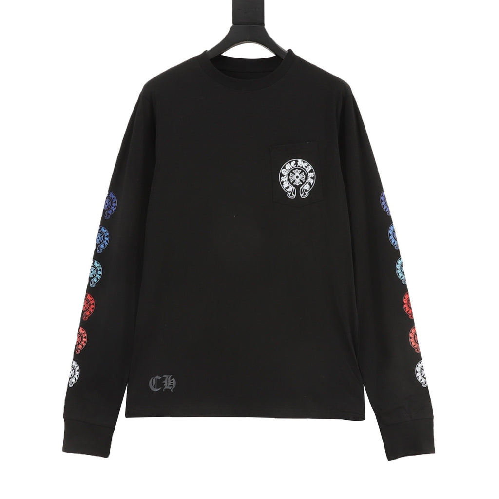 Chrome Hearts 25FW Rainbow Long-Sleeve T-Shirt