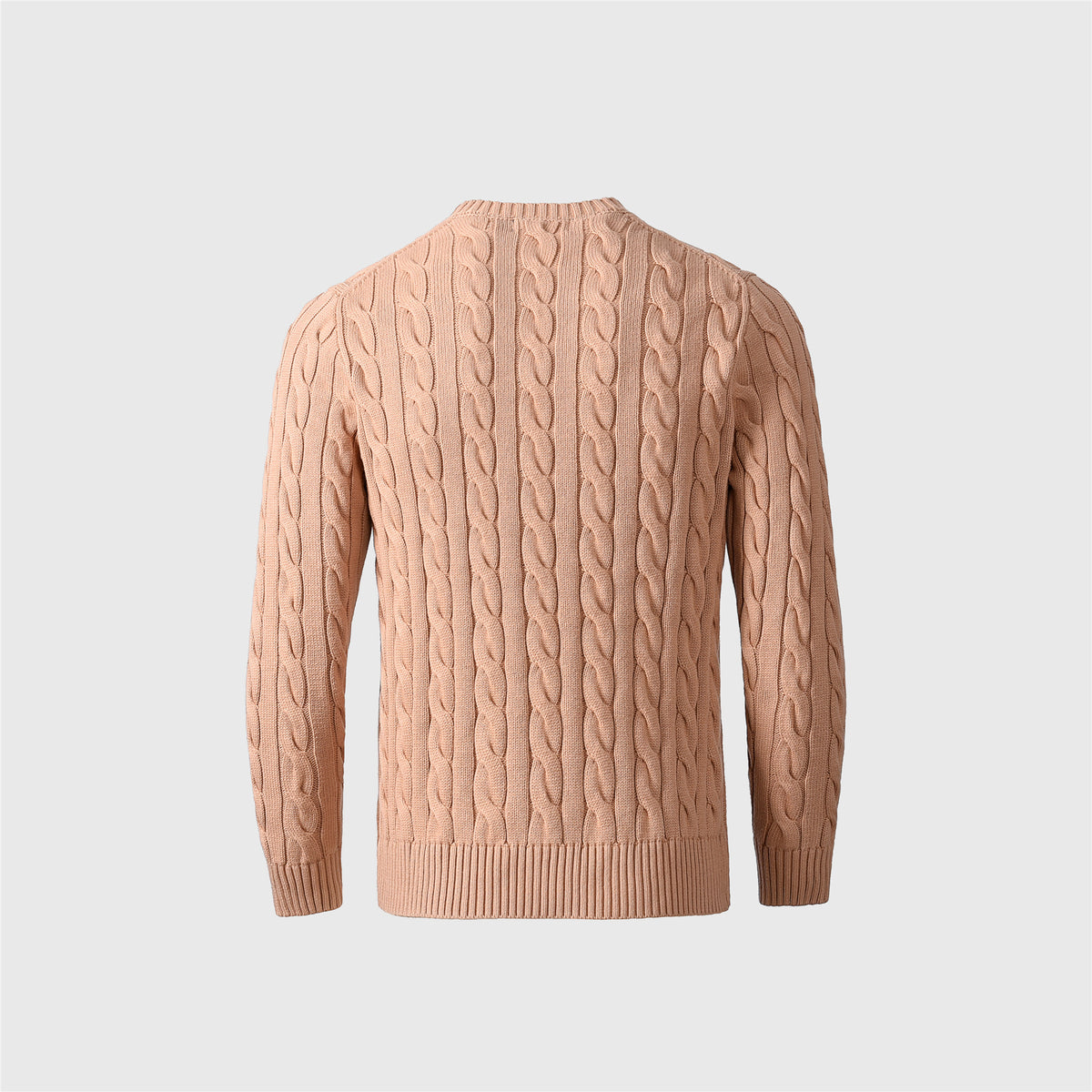Polo Ralph Lauren Women's Men's Camel Cable Knit Crewneck Sweater