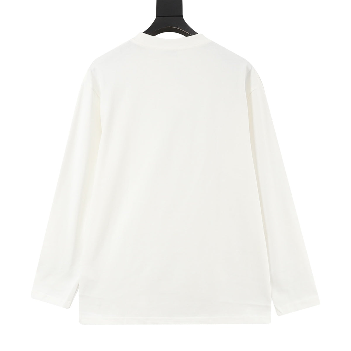 LOEWE Women's & Men's White Anagram Pocket Long-Sleeve T-Shirt