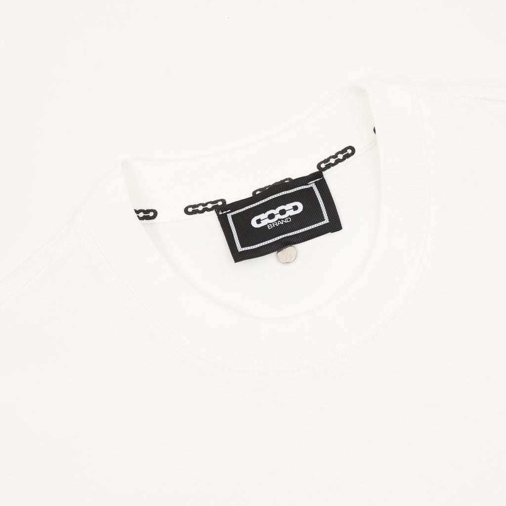 Good Brand Heart Cake Print Short-Sleeve T-Shirt in White