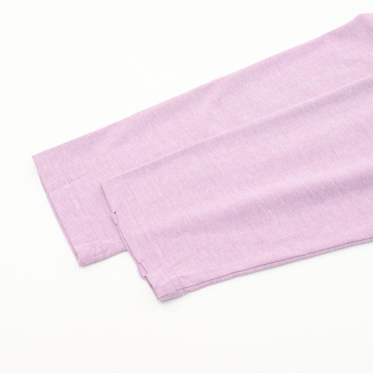 Acne Studios Women's Men's Light Purple Distressed Layered-Look Long-Sleeve T-Shirt