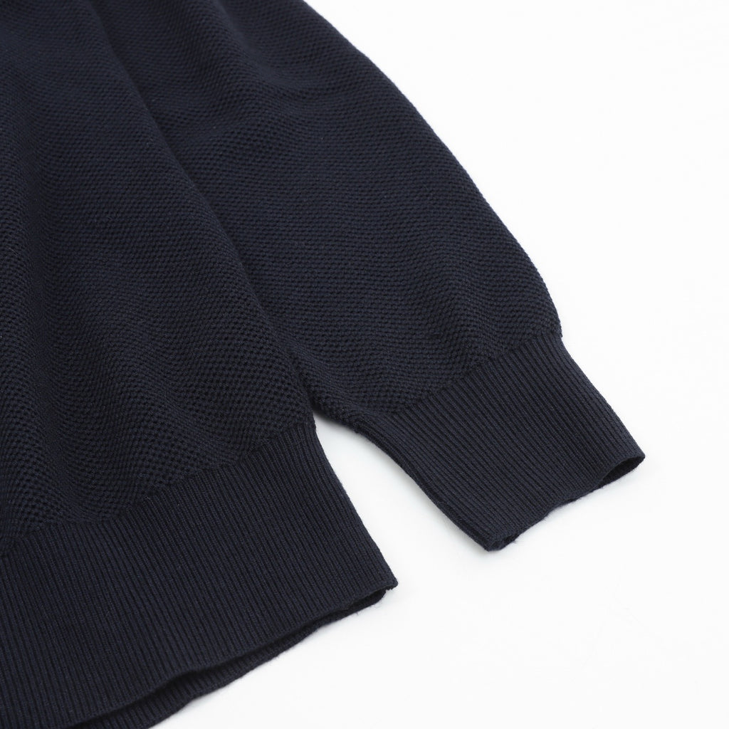 Loro Piana Women's Men's Navy Blue Full-Zip Cashmere Cardigan