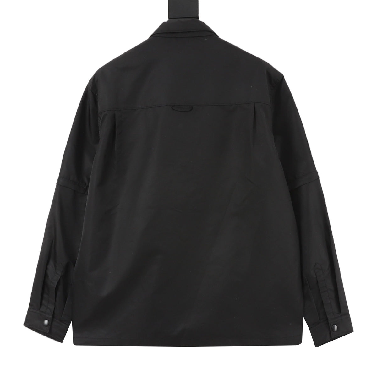 Prada Women's Men's Black Nylon Cargo Shirt Jacket