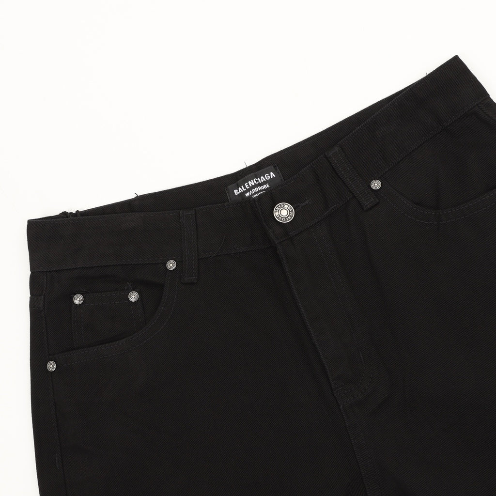 Balenciaga Flared Jeans — Black, Five-Pocket | SS26