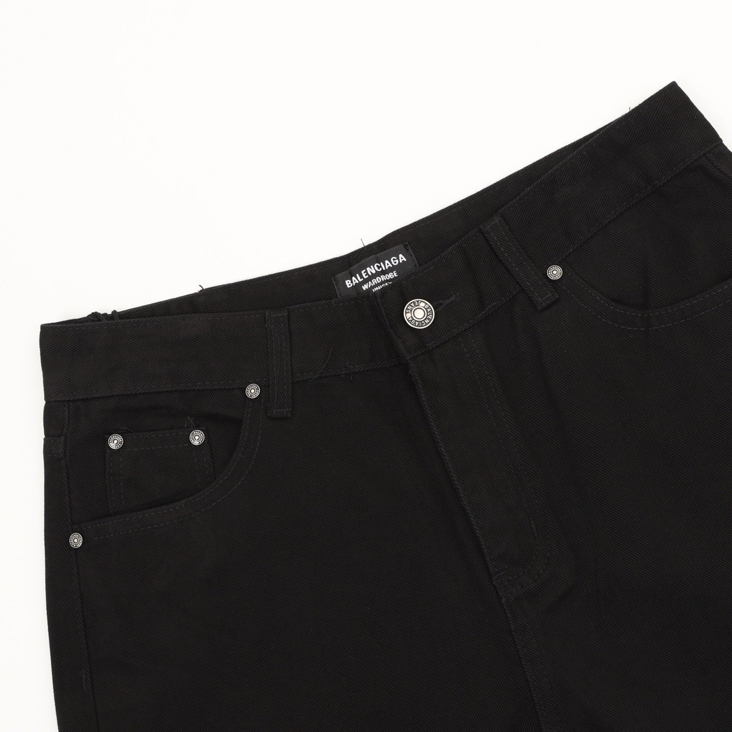 Balenciaga Flared Jeans — Black, Five-Pocket | SS26