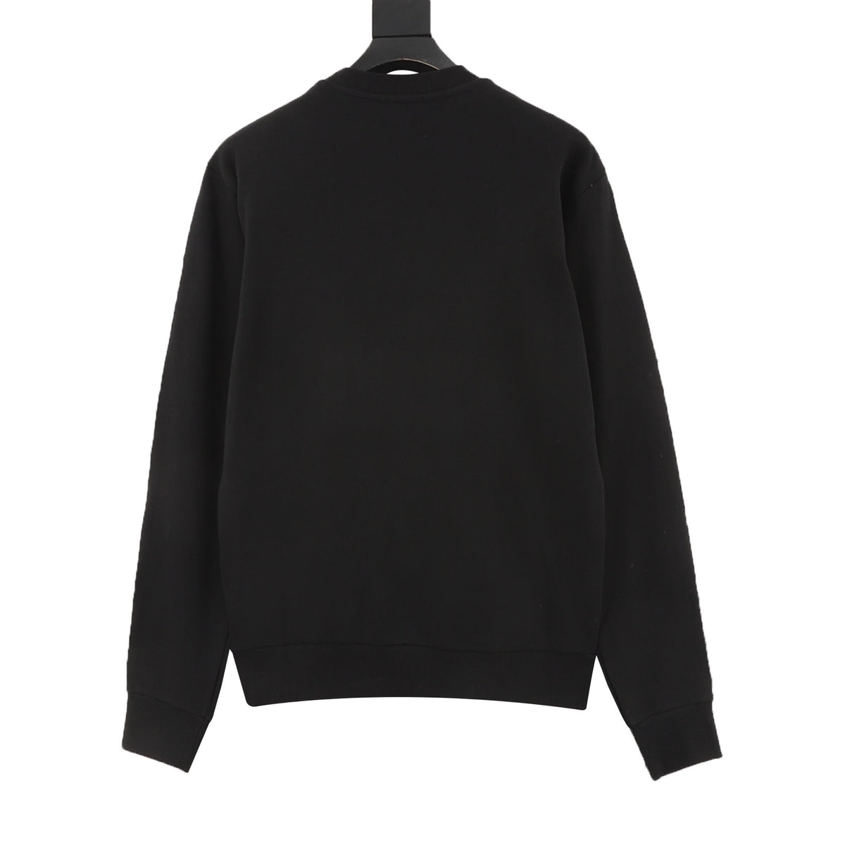 Moncler Women's & Men's Black Pocket Logo Crewneck Sweatshirt