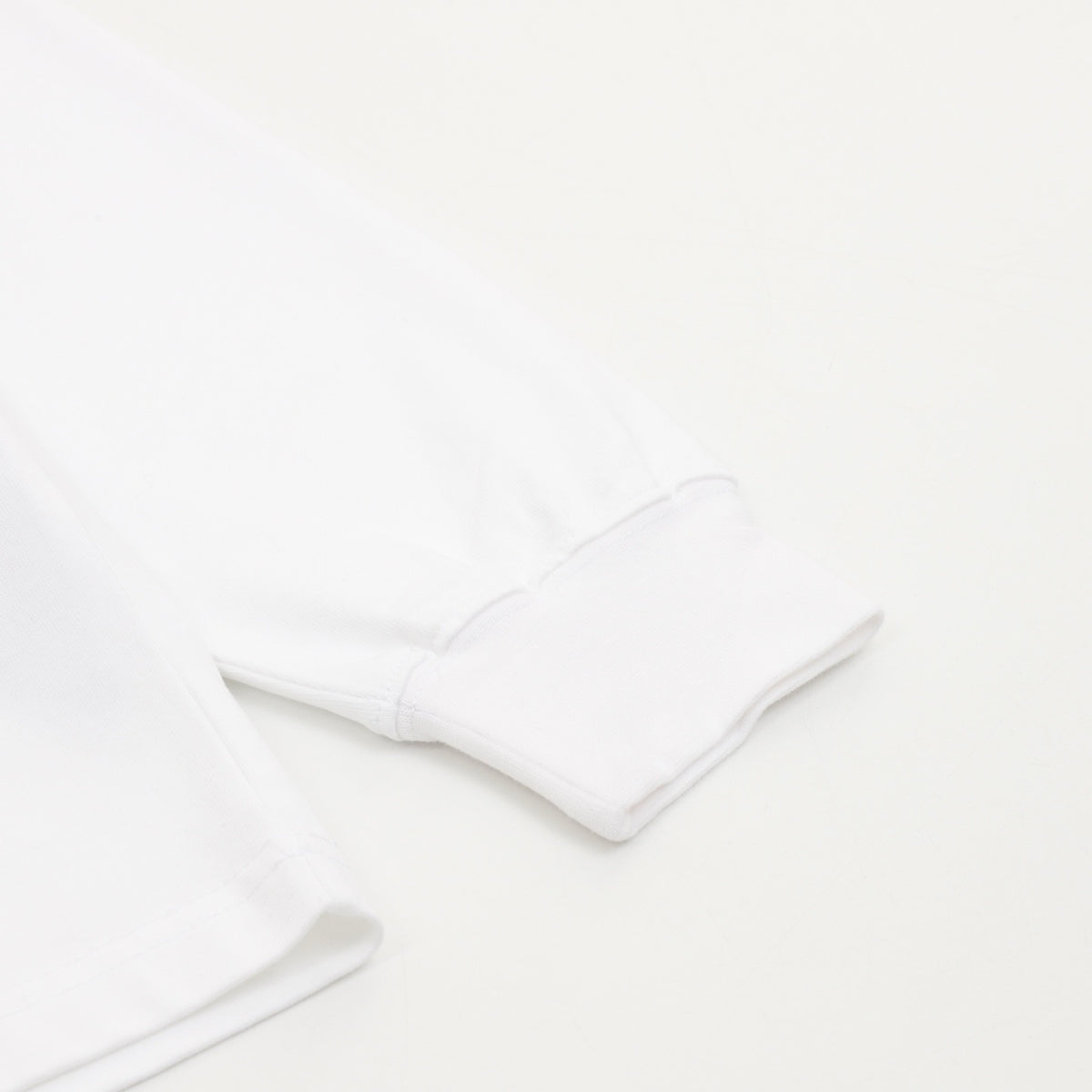Balenciaga Women's Men's White Wave Logo Long-Sleeve T-Shirt