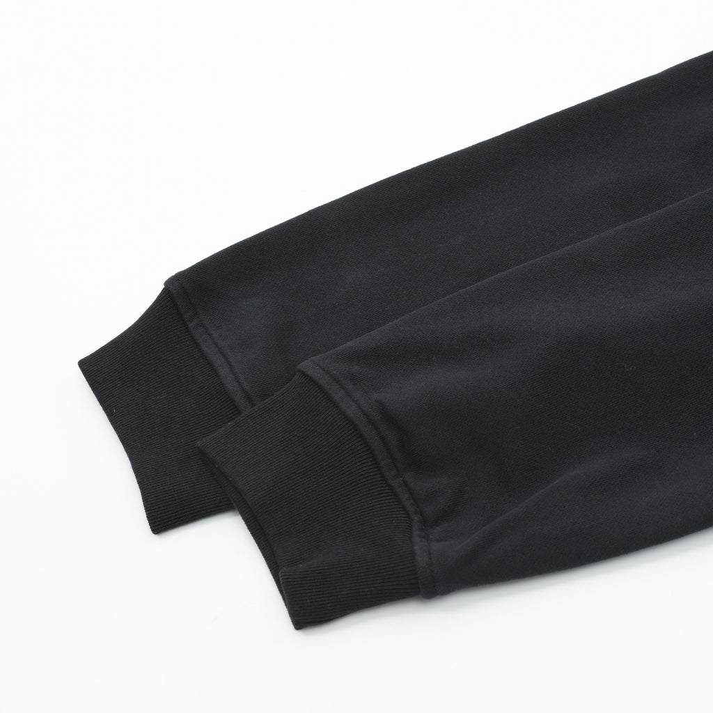 Acne Studios Tonal Script Embroidery Zip Jacket — Black