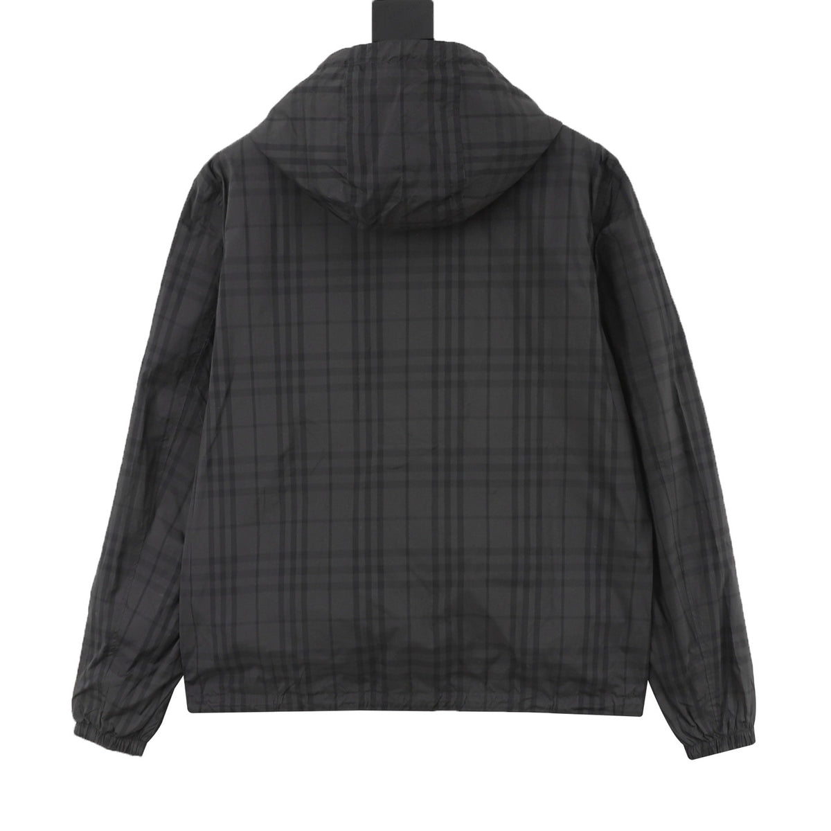 Burberry Women's Men's Grey Hooded Windbreaker Jacket
