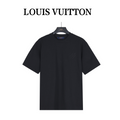 Louis Vuitton Square Back Label Short-Sleeve T-Shirt in Black