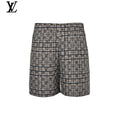 Louis Vuitton Men's Brown Check Monogram Swim Shorts