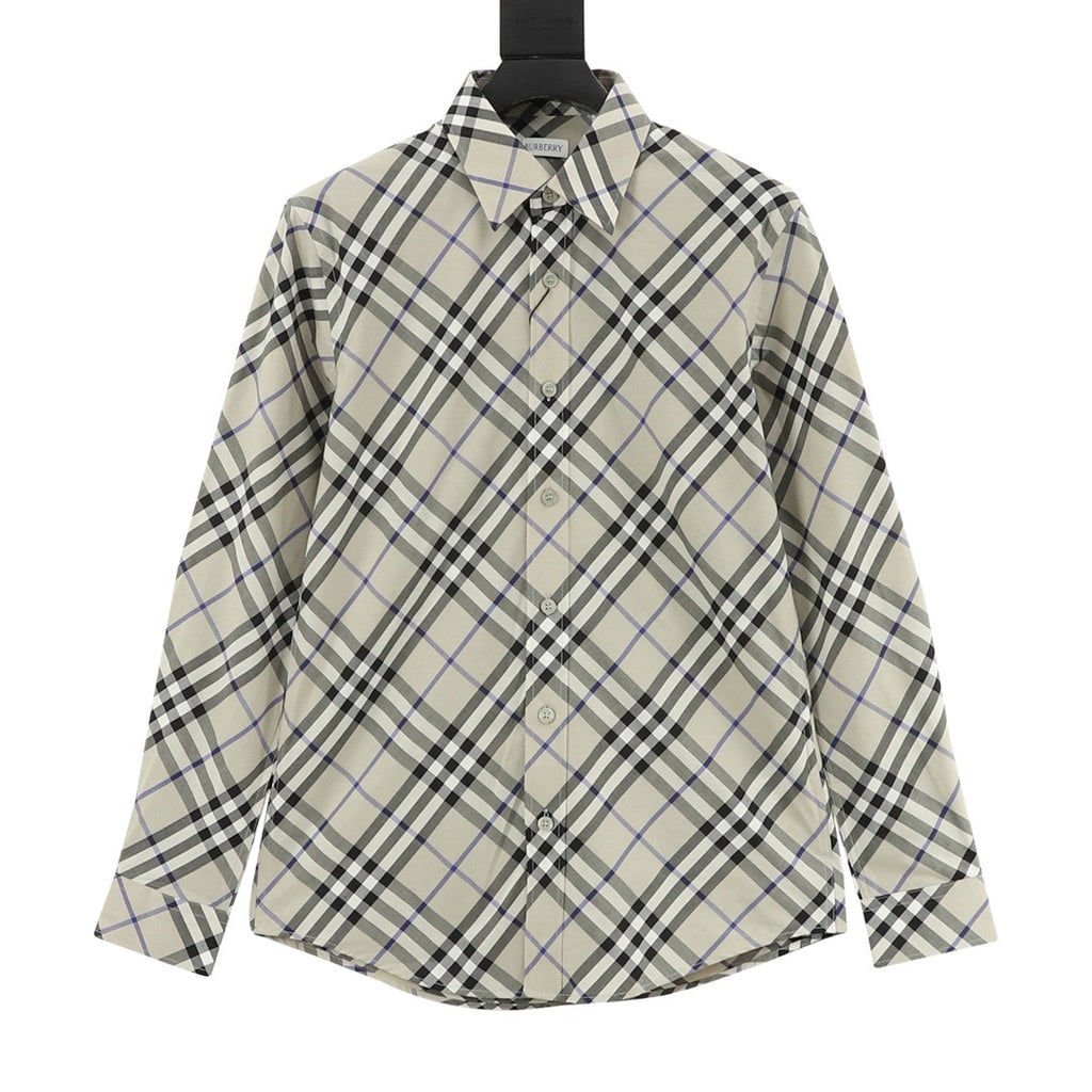 Burberry Vintage Check Cotton Twill Long-Sleeve Shirt