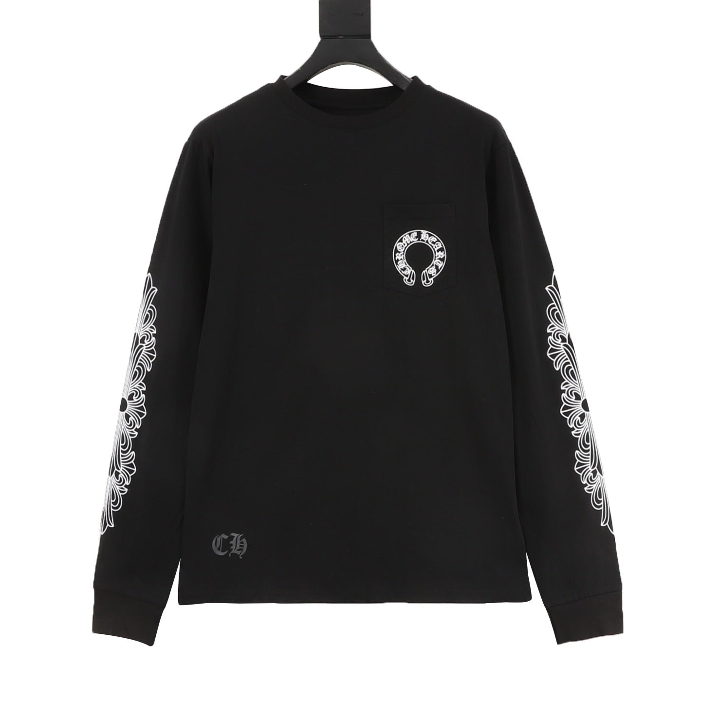 Chrome Hearts 25FW Hollow Horseshoe Long-Sleeve T-Shirt