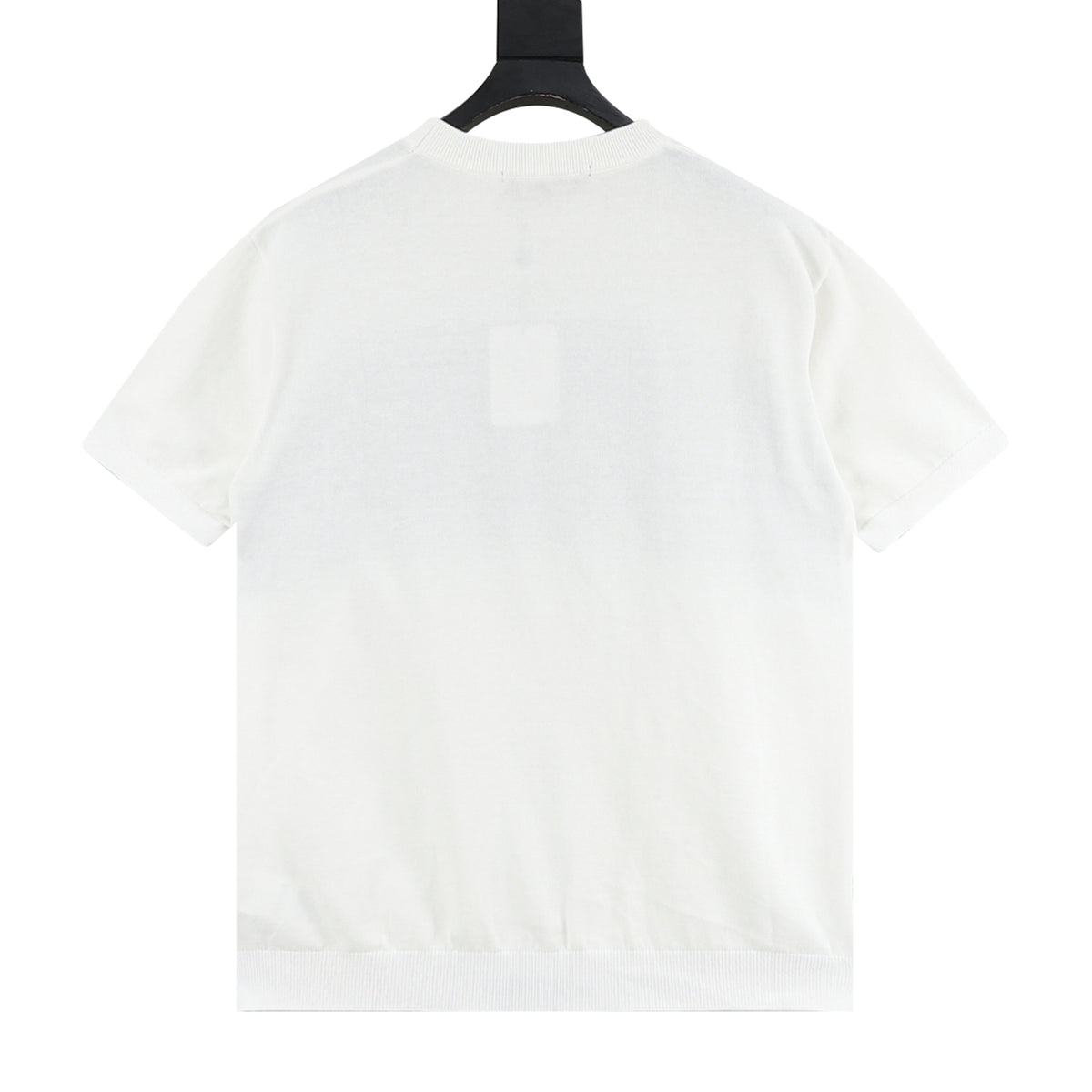 Louis Vuitton Fair Isle Knit Short-Sleeve Top in White