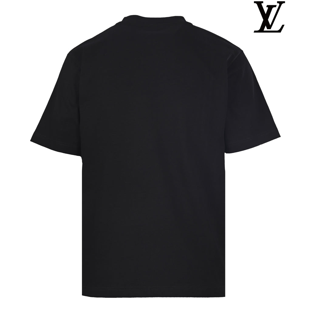 Louis Vuitton Light Blue Monogram Knit Polo Shirt