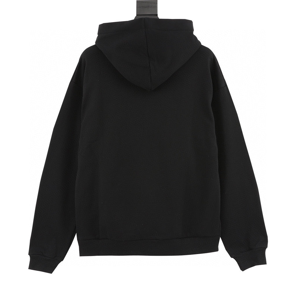 Celine Dual-Tone Logo Webbing Drawstring Oversized Hoodie